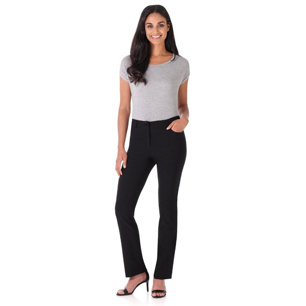 💋3/$18 NWT REKUCCI Iconic 5 Pocket Straight Cut Black Stretch Pants Women's 2P